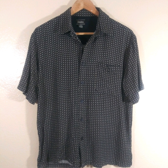Neiman Marcus Other - Neiman Marcus Silk Blend Short Sleeve Shirt